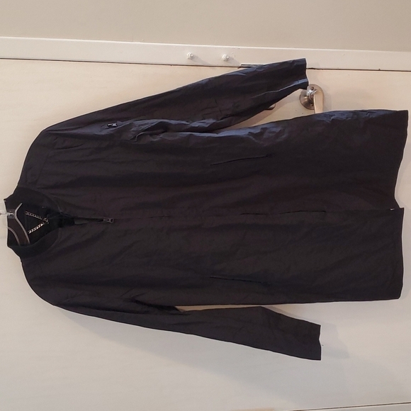 TOPMAN Street Tailor Black Lightweight Long Windbreaker Jacket 40 NWT - Picture 5 of 6